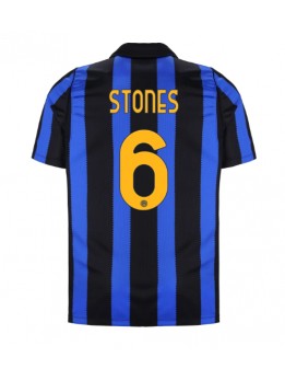 Inter Milan John Stones #6 Replika Hemmakläder 2026-27 Kortärmad Inter Milan John Stones #6 Replika Hemmakläder 2026-27 Kortärmad